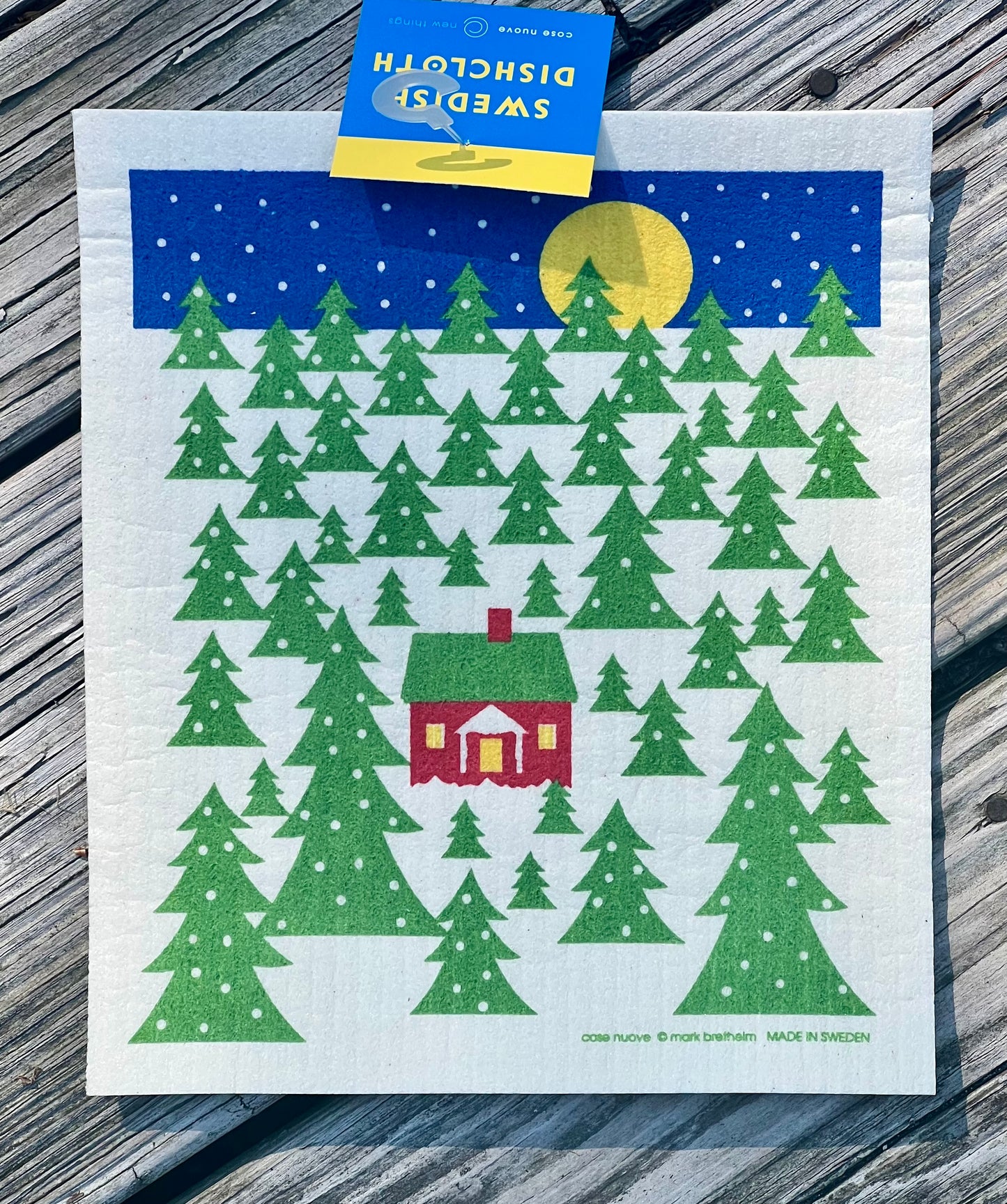 Swedish Dish Cloth House in the Forest