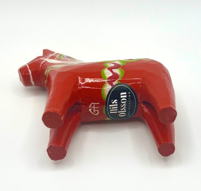 3" Red Dala Horse