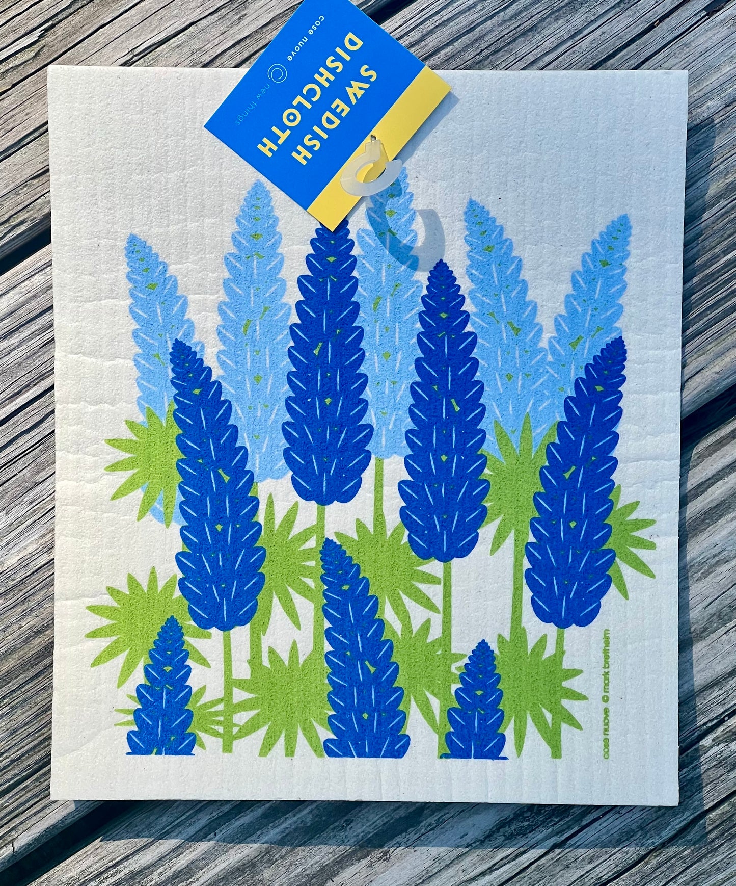 Swedish Dish Cloth Lupine