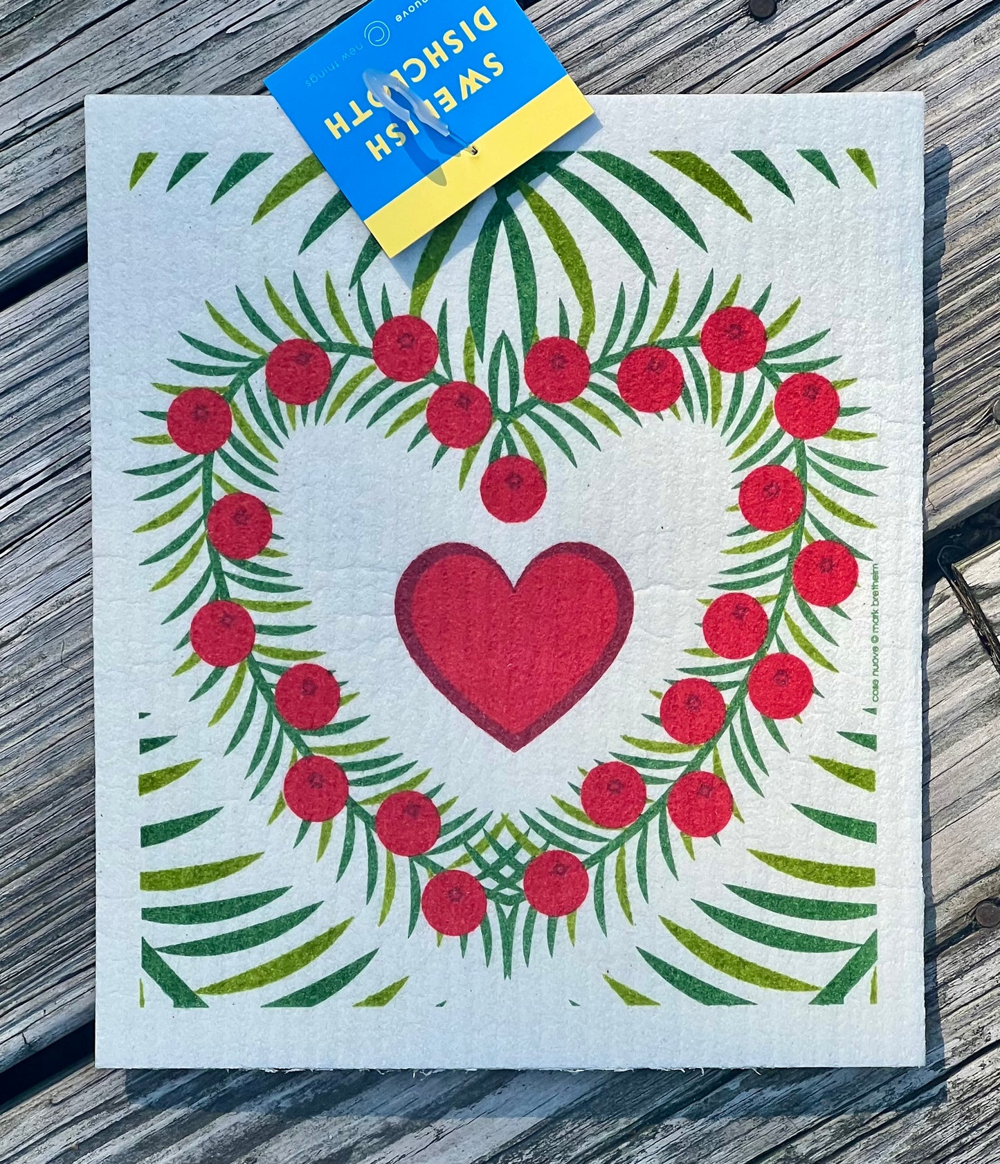 Swedish Dish Cloth Hearts