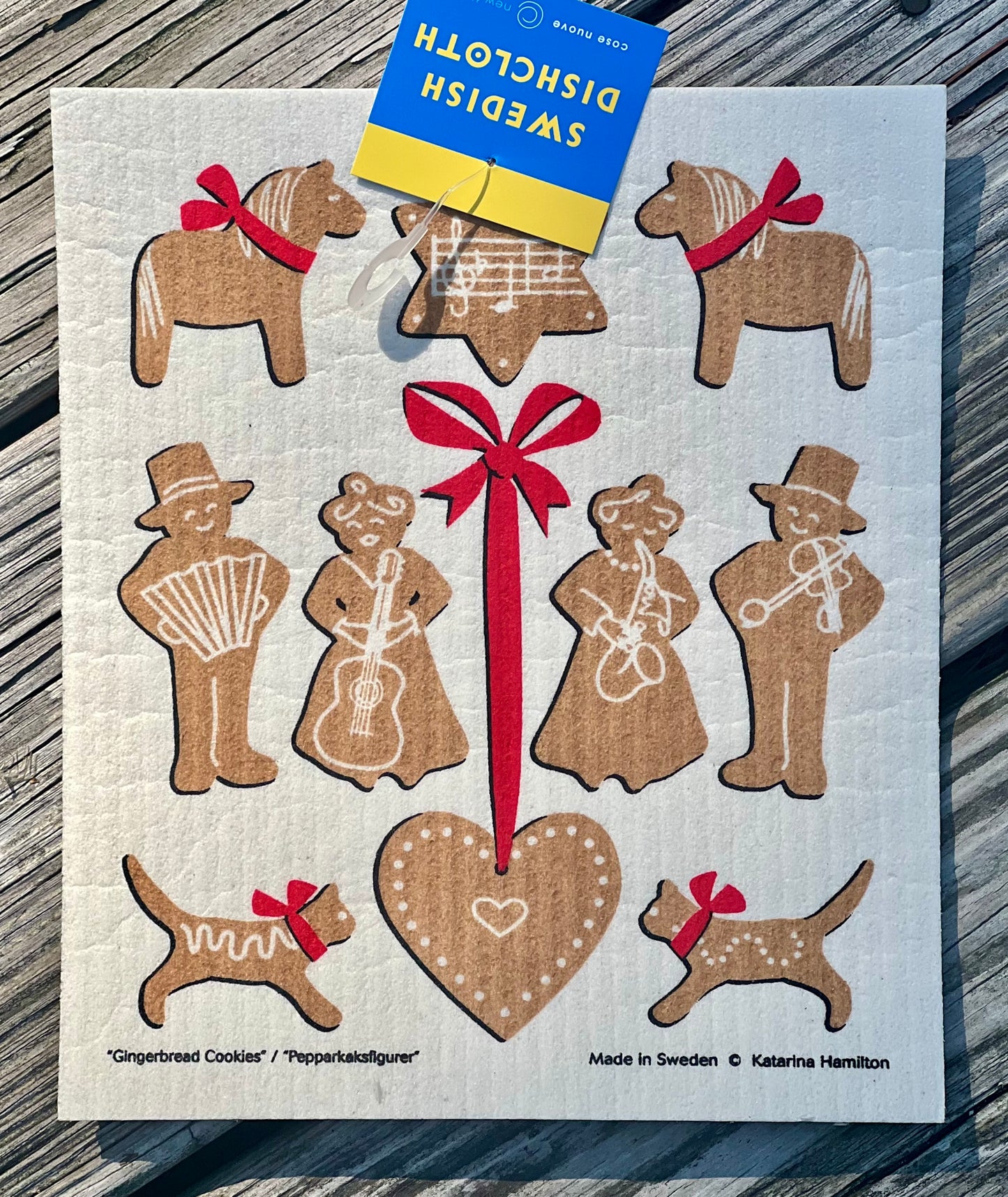 Swedish Dish Cloth-Gingerbread