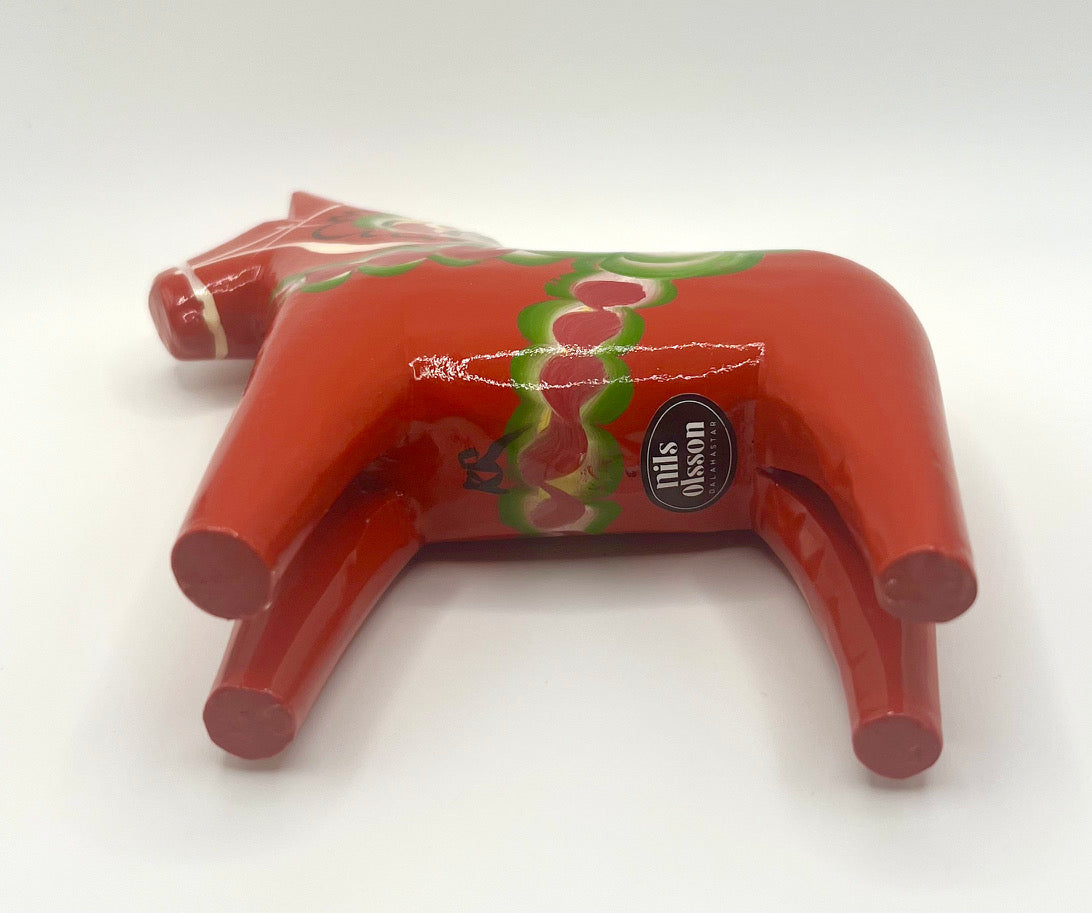 5" Red Dala Horse