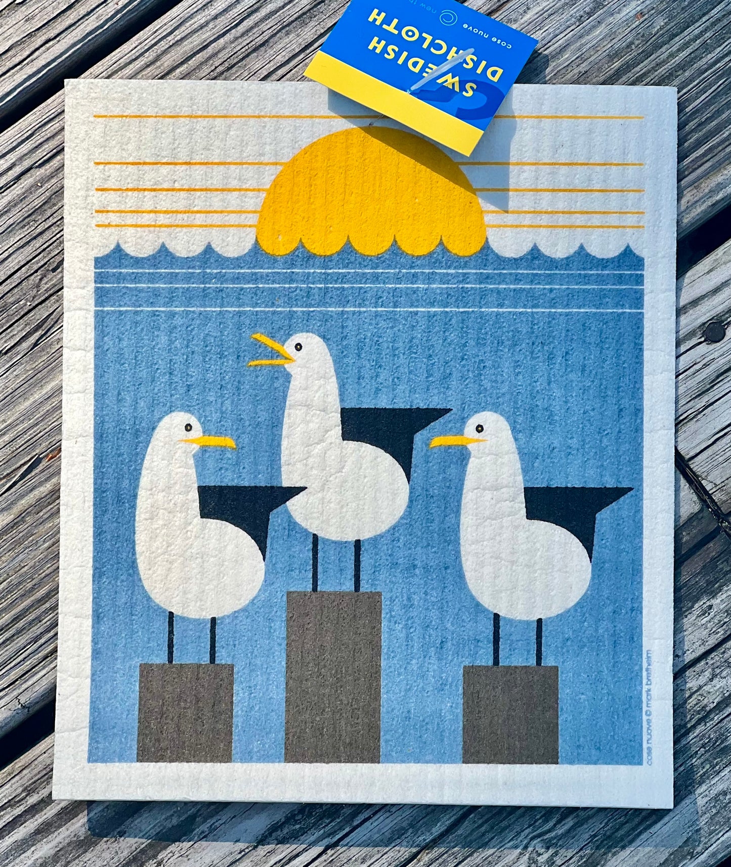 Swedish Dish Cloth Seagulls